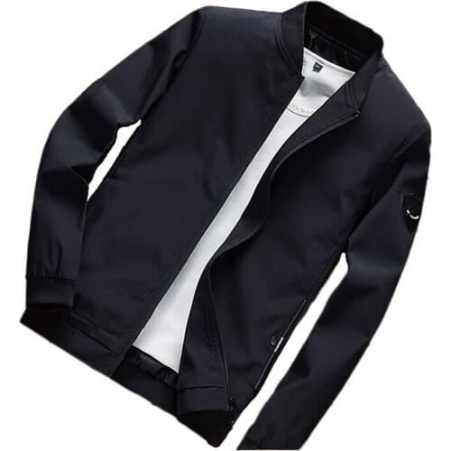 Spring Autumn Men Jacket Fashion Casual Slim Fit Jacket Korean Style Streetwear Coat Outdoors Brand Men Clothing 2020