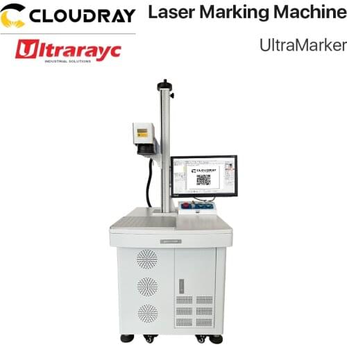 Ultrarayc Desktop Fiber Marking Machine Raycus 20W 30W 50W UltraMarker-B 7000mm/s Marking Spped for Gold Silver Metal Marking
