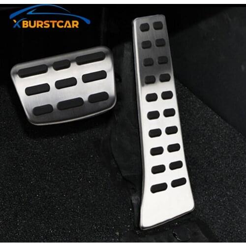 Xburstcar Car Pedal Pad Cover for Kia Sorento KX5 K5 Optima Sportage QL for Hyundai Sonata I40 Tucson Santa Fe IX35 Ceed MT AT
