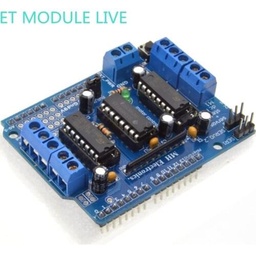1pcs L293D Motor Drive Shield dual for arduino Duemilanove, Motor drive expansion board motor control shield