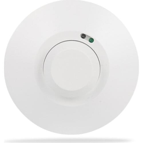 Ceilling AC 220V-240V 5.8GHz Microwave Radar Sensor Body Motion HF Detector Light Switch Dry contact output