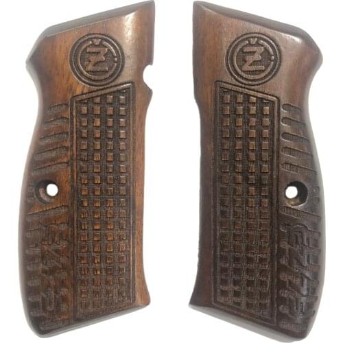CZ 75, CZ 85 , CZ 75 B, CZ 85 B CZ Written With Logo and CZ 75 Special Series Laser Cutting Wooden Grip Mod45