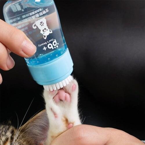 Cat Paws Cleaning Care Pet Dogs Claws Skin Grooming Massage Soft Brush for Cats Accessories Kitten Puppy Hair Foot Dirty Removal