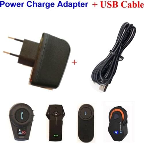 FreedConn T-COM MAX Charging AC Adapter Accessories USB Charger Cable Suit for T-COMVB T-COMSC FDC-01VB COLO T-MAX Intercom