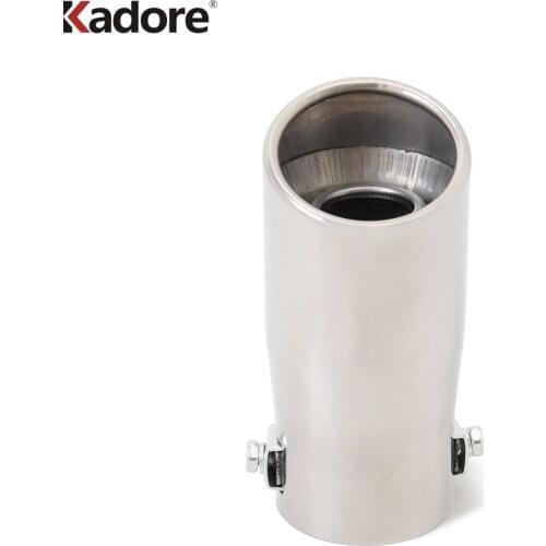 For Nissan March Micra 2011 Stainless Steel Exhaust Muffler Exhaust Trim Tip End Silencer Car Exterior Accessories