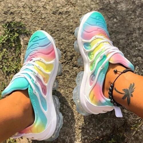 Womens Sneakers Autumn Running Shoes Outdoor Sports Shoes Woman Multicolor Comfortable Soft Transparent Shoes Plus Size 36-43