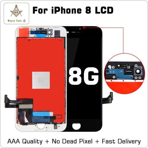 20PCS 100% Test For iPhone 8 8G LCD Touch Screen With Digitizer Assembly Replacement Perfect Touch Free DHL Good Quality