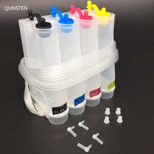 4 Color 85ML PP Material Normal DIY CISS Ink System Outer Ink Tank Universal CISS For Epson Canon HP Brother Inkjet Printer