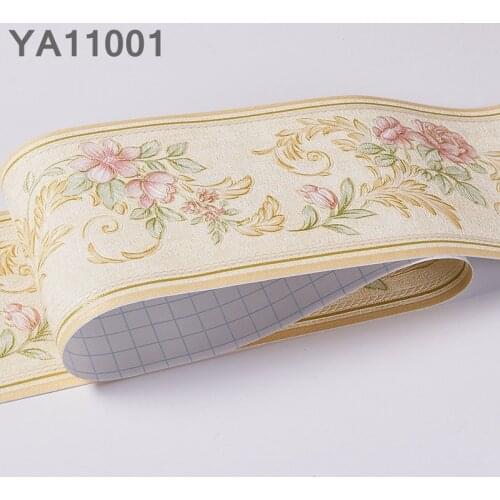 5M PVC Classic European Waterproof Self Adhesive Wallpaper Kitchen Bathroom Toilets Tile Waistline Wall Sticker Border Decor