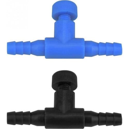 5pcs/lot 4mm Aquarium Air Control Valve 2/3 ways Aquarium Fish Tank Air Pump Connector Control Valve Air Pipe Tube For Aquarium