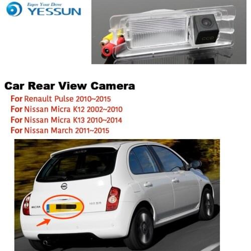 For Renault Pulse 2010~2015 for Nissan Micra K12 K13 March 2002~2015 CCD HD Night Vision Waterproof high quality