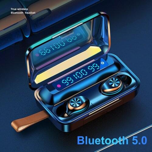F9-11 TWS Waterproof Bluetooth 5.0 Smart-Touch 9D Stereo Earphones for Phone Built-in Mic Headset with Smart-Touch Control