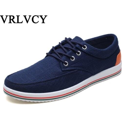 Classic mens casual shoes comfortable round toe lace flat shoes fashion breathable shoes