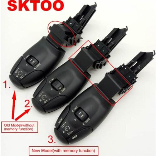 SKTOO Cruise Control Stalk Switch With Speed Limit 6242Z8 For Peugeot 207 208 307 406 407 607 807 Partner Citroen C3 C4 C5 C8