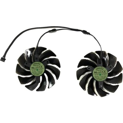 GeForce GTX 1050/1060 GPU Cooler T129215SU 90mm Graphics fan For GIGABYTE GTX1050 GTX1060 D5 Windforce G1 Cards As Replacement