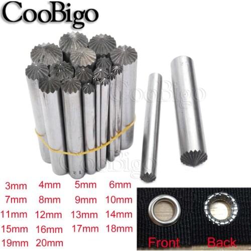 1pcs Metal Flowering Puncher Screw Eyelets installation tool Button mold Clothing & Accessories 3mm-20mm