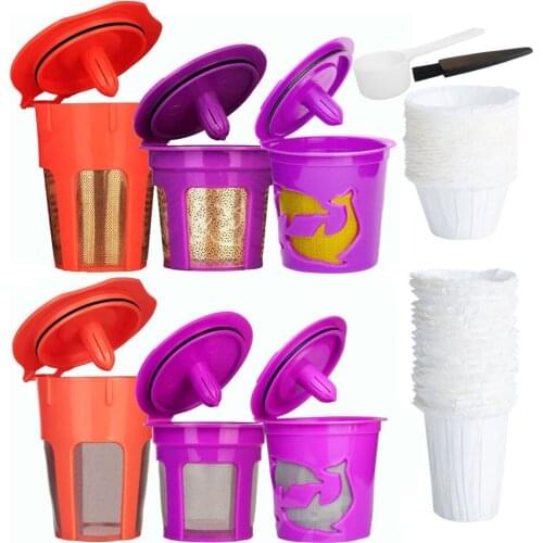 ICafilas Refillable Coffee Filter Reusable Capsule Coffee Baskets Coffee Machine For K 1.0 & 2.0 Disposable Coffee