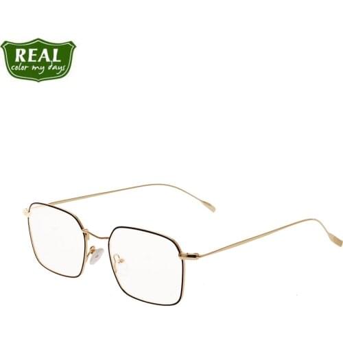 Fashion Narrow Frame Men Women Optical Glasses Metal Glasses Frame Square Reading Glasses Prescription Myopia Eyewear Unisex