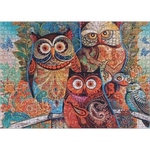 3D Blooming Flower Puzzle Set 1000pcs Puzzle Room Decoration Family Game Brain Developmental Game Oil Painting Jigsaw