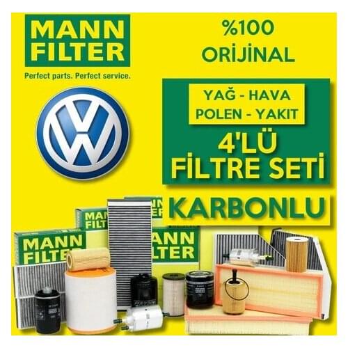 For VW Caddy 1.6 2.0 Tdi Diesel Mann Filter Care Set 2011-2015
