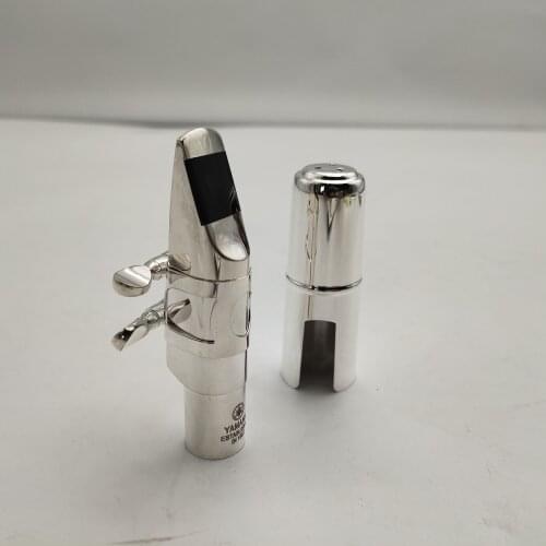 New MFC Professional Alto Tenor Soprano Saxophone Metal Mouthpiece Silvering Brassing Sax Mouth Pieces Accessories Size 56789