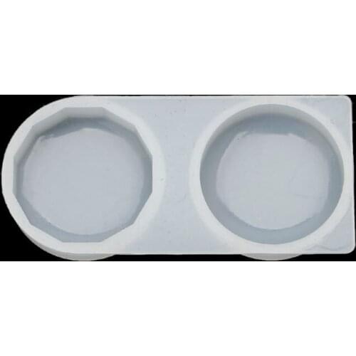 Faceted Organ Round Pendant Silicone Resin Mold Keychain Jewelry Making Tools