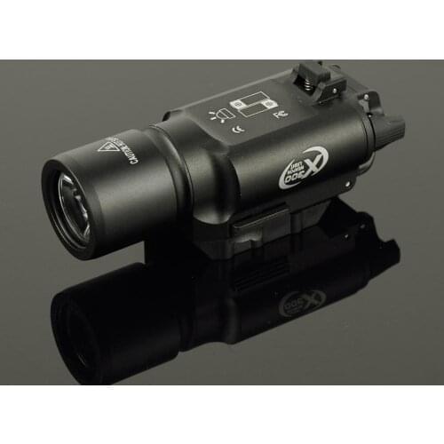 Weapon Tactical Light X300 Lanterna Airsoft Flashlight with Picatinny Military Torch Rail Hunting Gun Pistol Scout Light