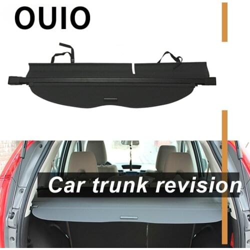 OUIO 1Set Car Rear Trunk Cargo Cover For Mazda 5 2013 2014 2015 2016 Car-styling Black Security Shield Shade Auto accessories