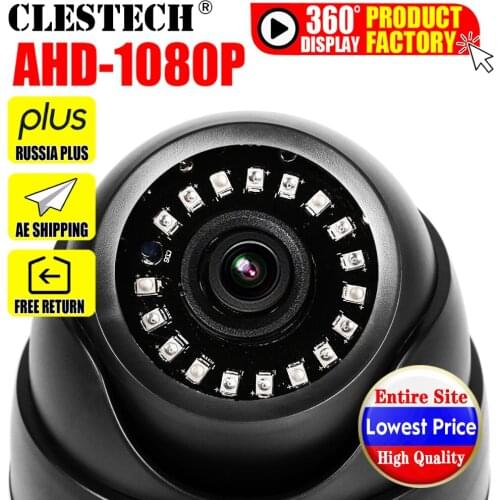 Plastic Mini IR Dome CCTV AHD Camera NANO LED Board Video Security HD Camera Indoor CCTV AHD 720P 1080P 1MP 2MP 3.6MM lens IRCUT