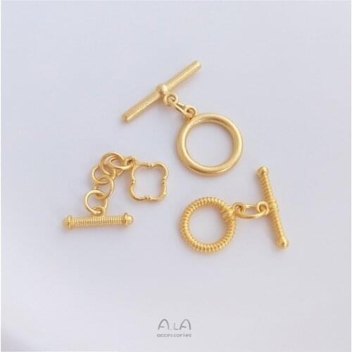 Vietnam shajin strong color circular clover OT buckle handmade DIY bracelet necklace link buckle accessories