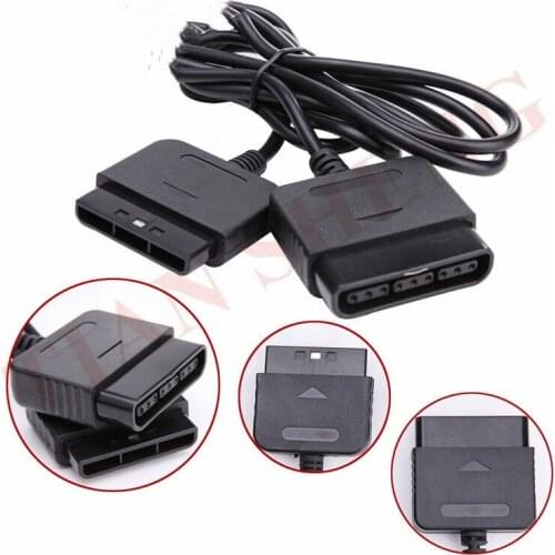 2pcs Controller Dance Pad Wheel Gun Extension Cable Cord for Sony PS1/PS2 Slim line Playstation 1 playstation 2 Console