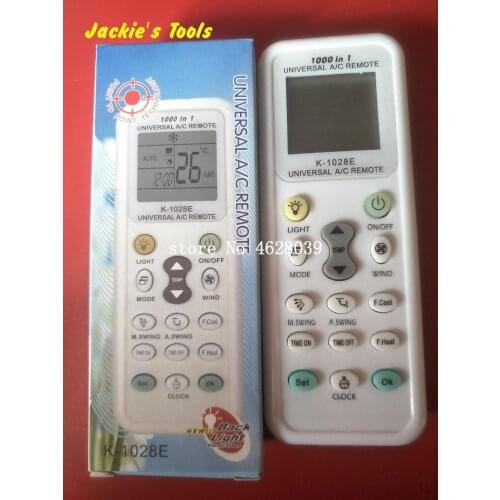 GOOD QUALITY k-1028e 1PCS Universal A/C controller Air Conditioner air conditioning remote control CHUNGHOP K1028E