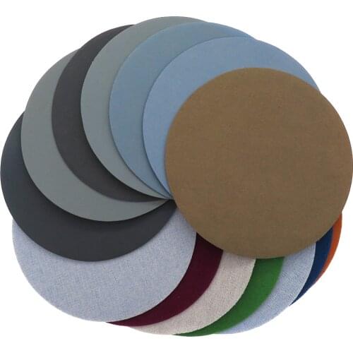 21PCS 6 Inch 150MM Flocking Waterproof Sandpaper 1500 to 10000 Grits Sanding Disc Self-adhesive Wet & Dry for Sanding Polishing