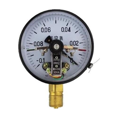 YXC-100 4'' -0.1MPa 30VA Electric Contact Vacuum Pressure Gauge Water Pump Pressure Magnetic Assistant Control Equipment