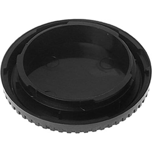 Rear Lens Body Cap Camera Cover Anti-dust Protection Plastic Black for Fuji FX X Mount P82A