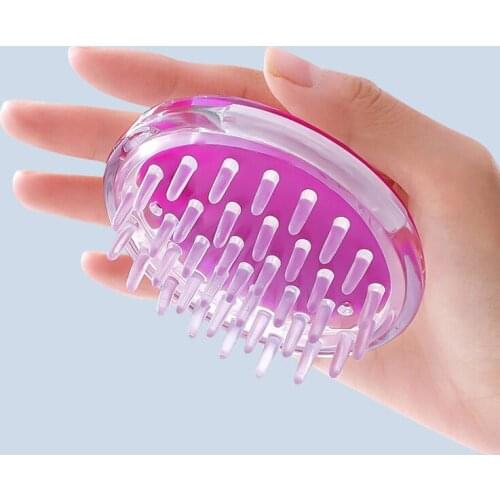 1Pcs Silicone Head Body Massager Scalp Massage Brush Spa Massage Brush Multifunction Body Cleaning Tools Bathroom Accessories