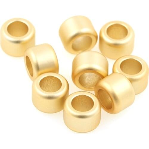 Barrel Spacer Beads DIY Jewelry Bracelet Necklace Making Large Hole Diaphragm Bead Fittings