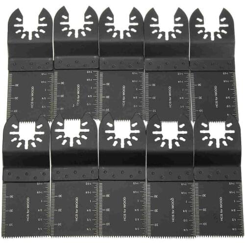 10pcs Carbide Oscillating Multi Tool Saw Cut Blade for Porter Cable Black&Decker