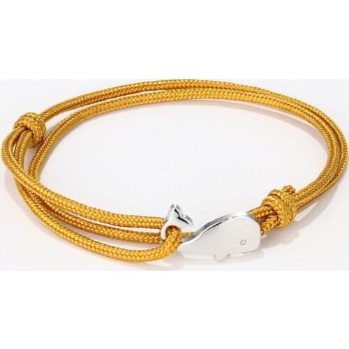 2021 Trendy Whale Bracelets Men Student Easy Hook Adjustable String Braslet Boho Beach Accessories Charm Braclet Gift For Him