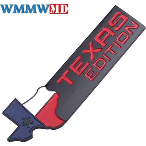 3D Texas Edition Car Sticker Emblem Badges For Ford F-150 F-250 F-350 Chevy GMC Dodge Trucks Cherokee Galaxy Trax Tahoe Camaro