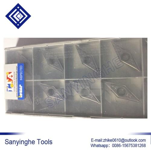 Free shipping high quality 50pcs/lots VCMT160404-SM IC907 / VCMT160408-SM IC907 cnc carbide turning inserts