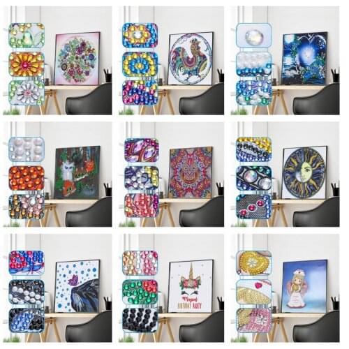 DIY Diamond Painting Cartoon pretty girl 5D Special-shaped diamond AB diamond Crystal Diamond Art Kits gift