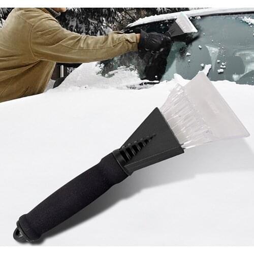 Car Ice Scraper Windshield Ice Breaker Quick Clean Glass Brush Snow Remover Tool Auto Window Winter Snow Brush Shovel