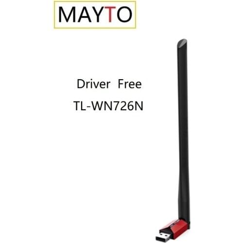 Free Shipp TP-Link Wireless Wifi USB Adapter 150Mbps WiFi Antenna Network Card Driver Free USB 2.0 Support Analog AP TL-WN726N