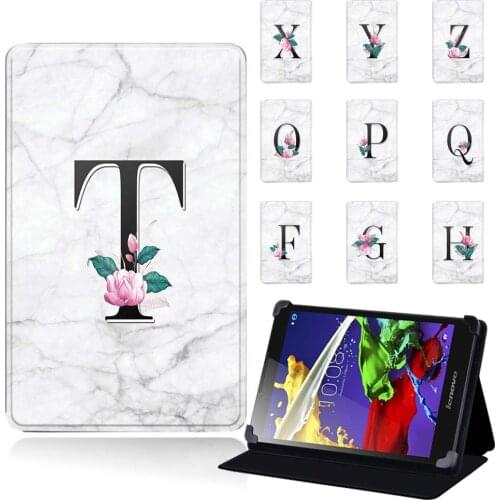 Tablet Case for Lenovo Smart Tab M8 8"/M8 LTE 8"/M10 10.1"/Tab P10 10.1" PU Leather Stand Protective Case