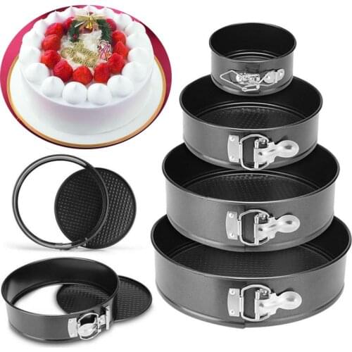 Baking Pans Kitchen Cake Tool Cake Mold Metal Round Baking Dish Bakeware Non-stick Mold Kitchen Accessories Gadget drop shipping