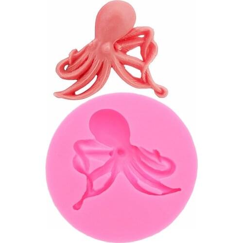 Cake Decorating Tools For Octopus Turn Sugar Cake Mold Handmade Chocolate Dessert Decoration Diy Kitchen Pastry Baking Tools