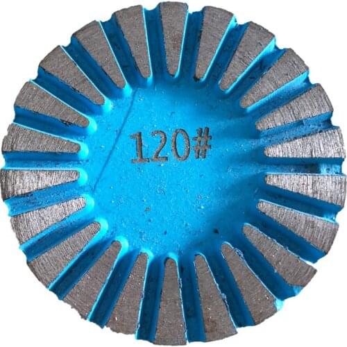 3Inch 80MM Round Disc Diamond Granite Grinding Cup Wheel Tool With Straight Flute For Concrete Floor And Stone, Terrazzo ,Slabs