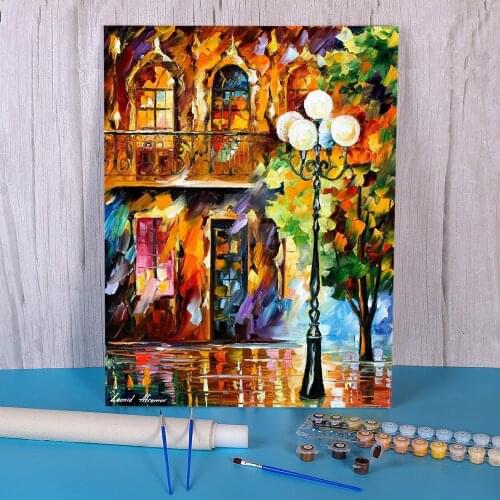 Magical Light Love DIY Painting By Numbers Complete Kit Acrylic Paints 50*70 Paiting By Numbers Wall Decoration Handicraft