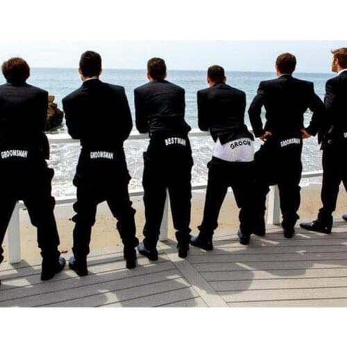 Groom to be Best Man Groomsman Proposal Gift Socks Panties Cap Wedding engagement bachelorette party bridal shower decoration